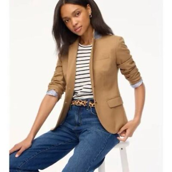 NWT J. Crew Schoolboy Blazer 0 - Picture 2 of 6